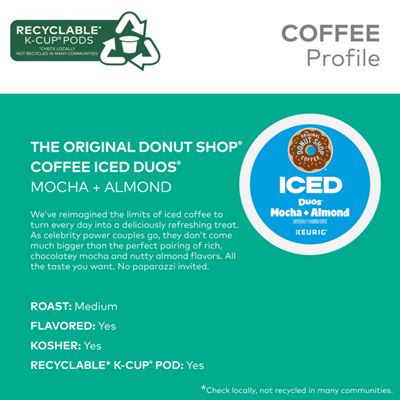 ICED Duos® Mocha + Almond Coffee (192 ct.)