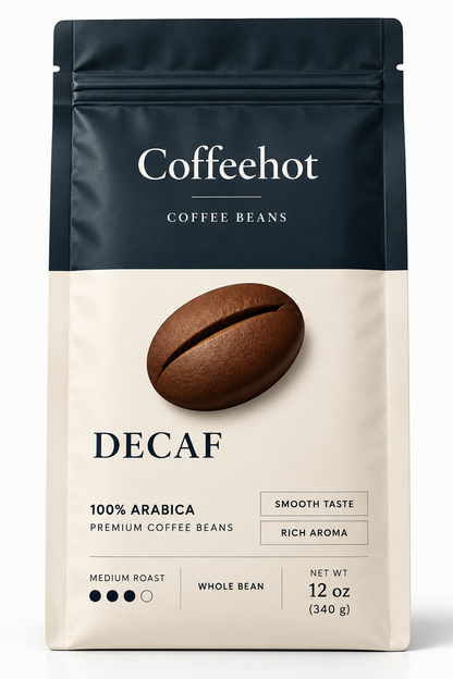 Coffeehot Decaf Ground Coffee – 12 oz Bag