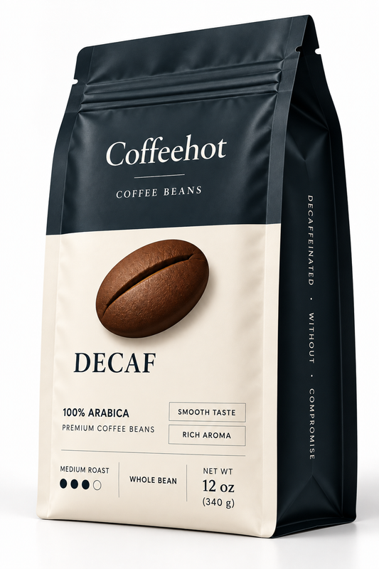 Coffeehot Decaf Ground Coffee – 12 oz Bag